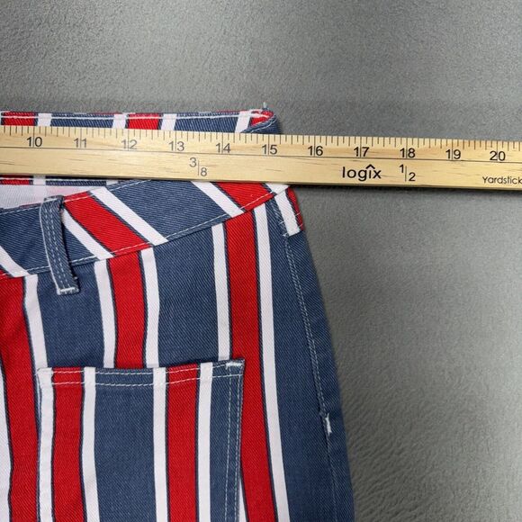 Wrangler Striped Red and Blue Women's  Wrangler Jeans - Picture 3 of 12